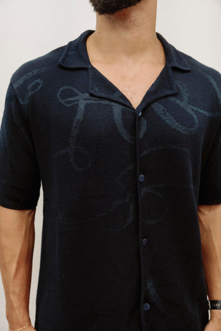 Scotch & Soda Jacquard Knitted Shirt