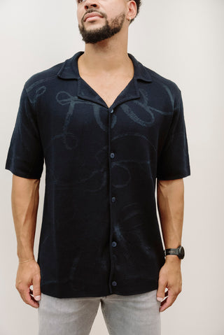 Scotch & Soda Jacquard Knitted Shirt