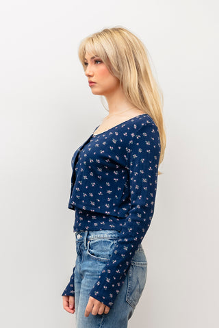 ROSIE POSIE Floral Knit Cardi/Tank
