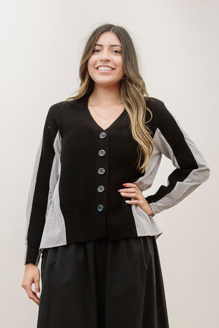 ELAN Mixed Media Sweater