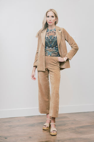 CURRENT AIR Corduroy Cropped Flare Pants