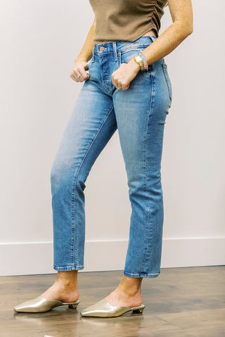 MOTHER Lil Mid Rise Hiker Hover Jeans