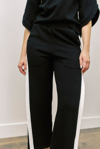 P CILL Side Strip Wide Leg Sweatpants