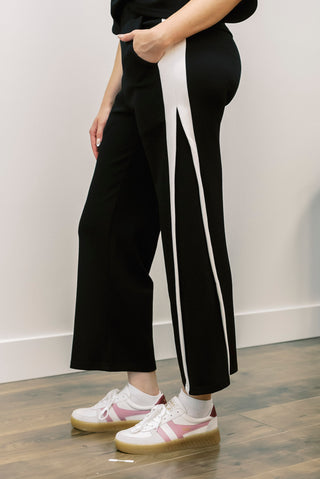 P CILL Side Strip Wide Leg Sweatpants