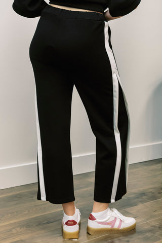 P CILL Side Strip Wide Leg Sweatpants