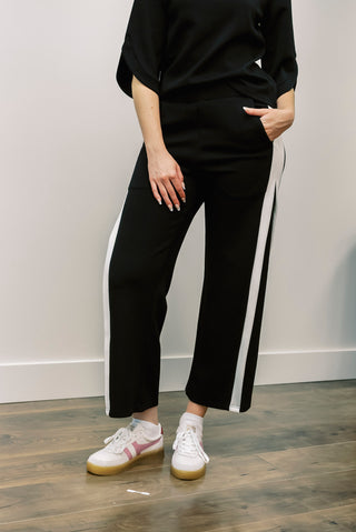 P CILL Side Strip Wide Leg Sweatpants