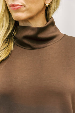 P CILL Modal Cowl Neck Sleeveless Top