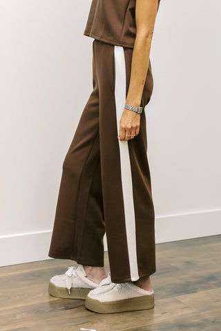 P CILL Side Strip Wide Leg Sweatpants