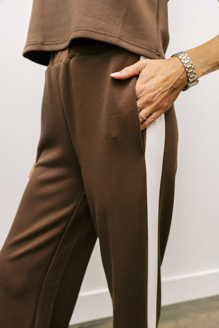 P CILL Side Strip Wide Leg Sweatpants
