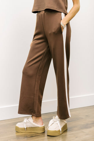 P CILL Side Strip Wide Leg Sweatpants