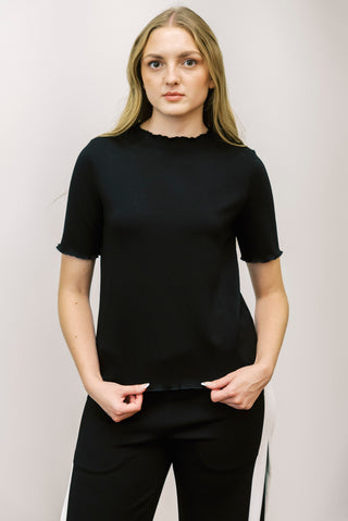 P CILL Modal Merrow Edge Mock Shirt