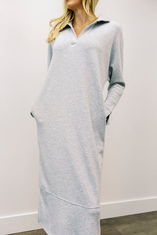 P CILL Collared Midi Dress