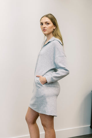 P CILL Modal Quarter Zip Up Dress