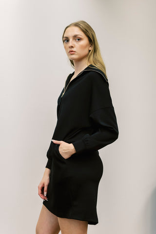 P CILL Modal Quarter Zip Up Dress