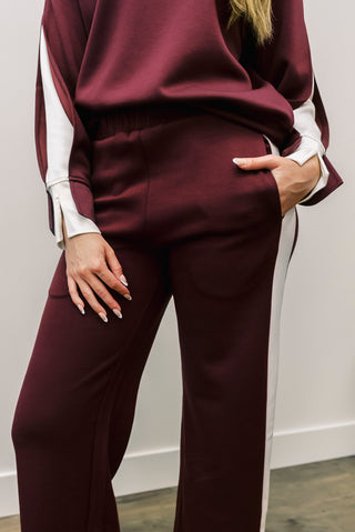P CILL Side Strip Wide Leg Sweatpants