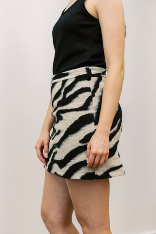 ASTRID Zebra Skirt