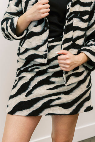 ASTRID Zebra Skirt