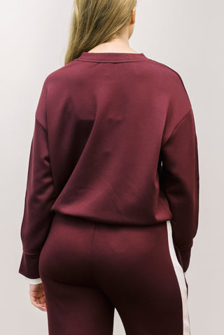 P CILL Modal Color Layered Sport Sweatshirt