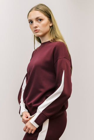 P CILL Modal Color Layered Sport Sweatshirt
