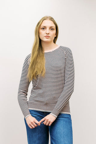 ZAKET & PLOVER Striped Crew Sweater