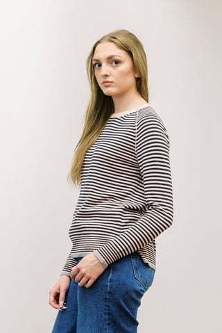 ZAKET & PLOVER Striped Crew Sweater